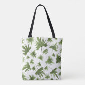 カナリーつる植物葉 トートバッグ (裏面)