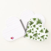 カナリーつる植物葉 ノートブック (内部)