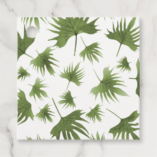 カナリーつる植物葉 フェイバータグ (正面)