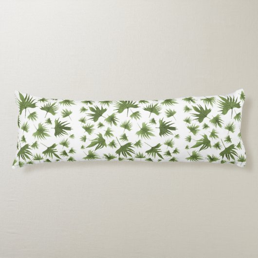 カナリーつる植物葉 ボディピロー (正面)