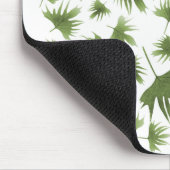 カナリーつる植物葉 マウスパッド (コーナー)