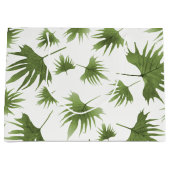 カナリーつる植物葉 ラージペーパーバッグ (正面)