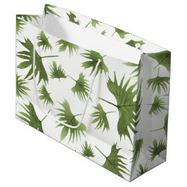 カナリーつる植物葉 ラージペーパーバッグ