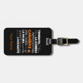 カナリーアイランズレトロスターフィッシュヴィンテージ土産 ラゲッジタグ (正面横)