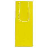 カナリーイエローワイン抱き枕 ワインギフトバッグ (正面)