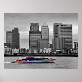 カナリーワーフロンドンDocklandsイギリス ポスター