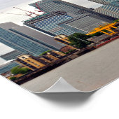 カナリーワーフロンドンDocklandsイギリス ポスター (角)