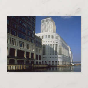 カナリーワーフ建物、ロンドン、イギリス ポストカード