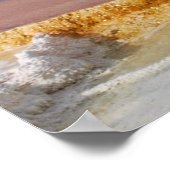 カナリー春イエローストーン国立公園 ポスター (角)