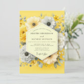 カナリー・ルミナス・ブルーム・ウェディング 招待状 (スタンド正面)