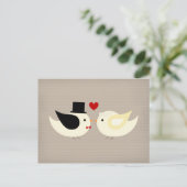 カナリ結婚したの鳥 ポストカード (スタンド正面)