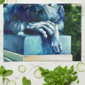 『カナリ食べア』 キッチンタオル (折り畳み)