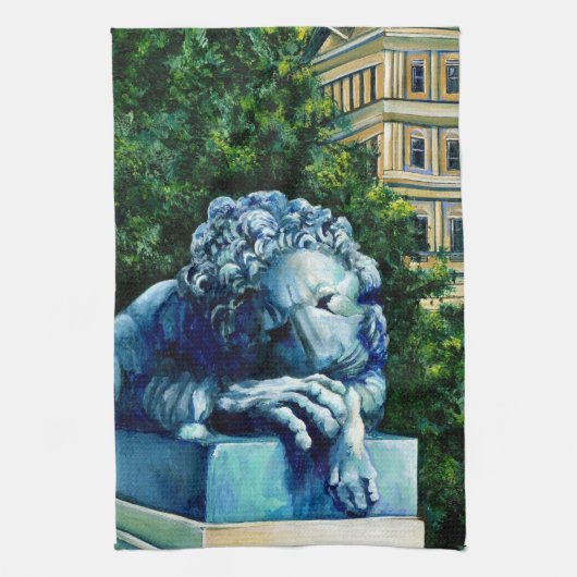 『カナリ食べア』 キッチンタオル (縦)