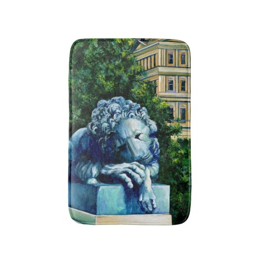 『カナリ食べア』 バスマット (正面縦)