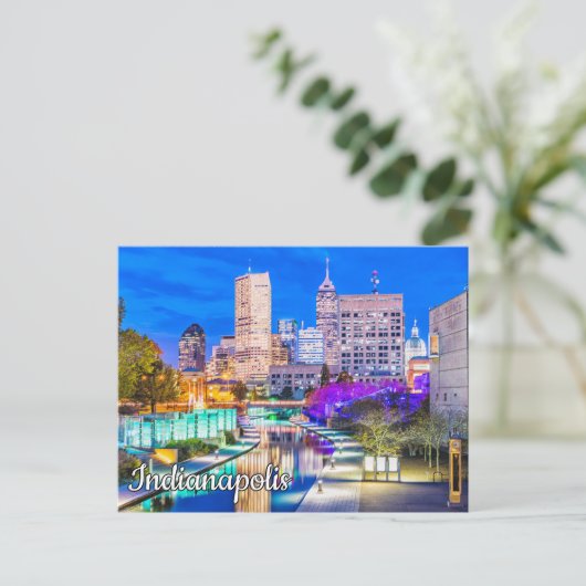 カナルウォーク – インディアナポリス,インディアナ ポストカード (スタンド正面)
