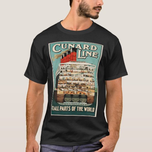 カナルドラインヴィンテージ旅行 Tシャツ (正面)
