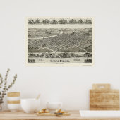 カナルドーバー, OHパノラママップ – 1899 ポスター (キッチン)