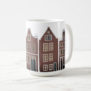 カナルハウズローアムステルダムホランドオランダトラベル コーヒーマグカップ