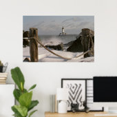 カナルパークライトハウスプリント/ポスター ポスター (ホームオフィス)