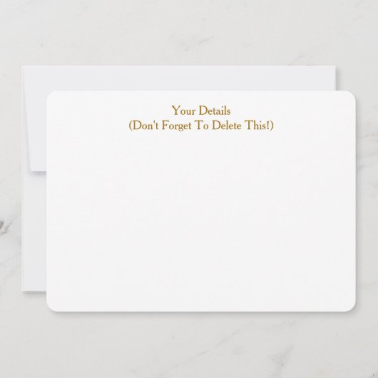 カナルボーツ招待状 (裏面)