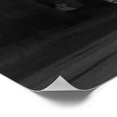 カナル通りトロリー(B&W)ポスター ポスター (角)