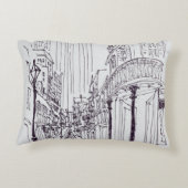 カナル通り|ニューオリンズ、ルイジアナ州 アクセントクッション (裏面)