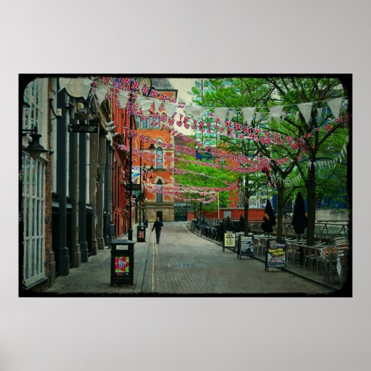 カナル通り、マンチェスター ポスター (正面)