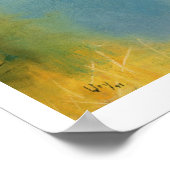 カナル1897年（キャンバス上パステル） ポスター (角)