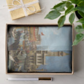 カナレットによってモロに帰るブシントロ 薄葉紙 (ギフト)