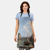 カナレットビューオブザグランドカナル エプロン (着用した状態)