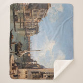 カナレットビューオブザグランドカナル シェルパブランケット (正面)