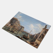 カナレットビューオブザグランドカナル ドアマット (アングル)