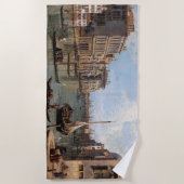 カナレットビューオブザグランドカナル ビーチタオル (正面)