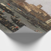 カナレットヴェネツィア、サンマルコ盆地 ラッピングペーパー (角)