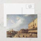 カナレット – ドゥカルパレスのビュー ポストカード (正面/裏面)