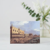 カナレット – リヴァデッリシアヴォーニ:東を見る ポストカード (スタンド正面)