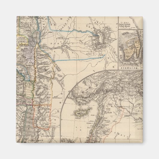 カナンの地図 マグネット (正面)