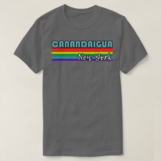カナンダイグアニューヨークプライドカナンダイグアLGBTギフト Tシャツ (デザイン正面)