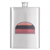 カナンダイグアレイクニューヨークレッドサンライズ フラスク (正面)