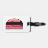 カナンダイグアレイクニューヨークレッドサンライズ ラゲッジタグ (裏面横)