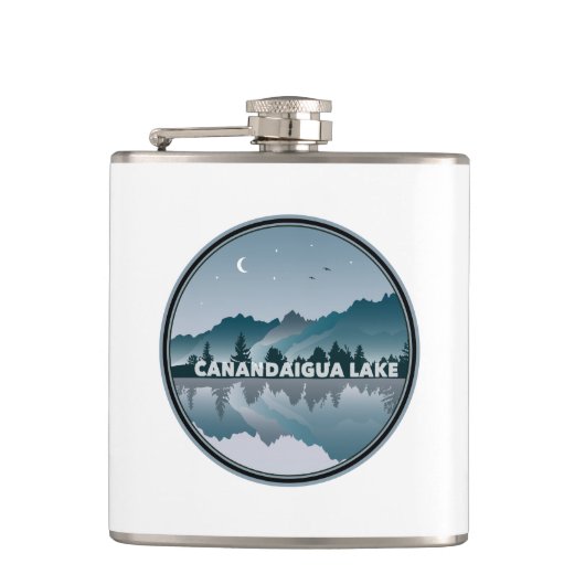 カナンダイグアレイクニューヨーク反射 フラスク (正面)