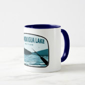 カナンダイグアレイクニューヨーク魚釣りロッド マグカップ (正面右)