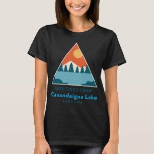 カナンダイグア湖からのご挨拶 Tシャツ