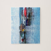 カナンダイグア魚釣りシャックス ジグソーパズル (縦)