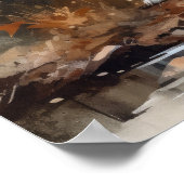 カナンドッグアートプリントポスター ポスター (角)