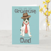 カナンドッグパパカード カード (黄色い花)