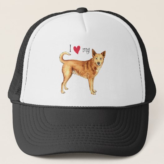 カナン犬が大好き キャップ (正面)