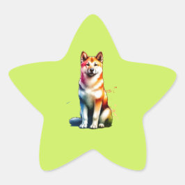 カナン犬 星シール