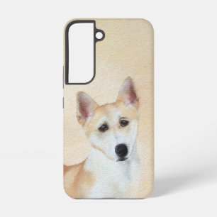 カナン絵画ドッグ – かわいいオリジナルドッグアート SAMSUNG GALAXY S22ケース