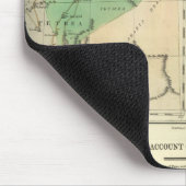 カナン-イスラエル·アトラス·マップ マウスパッド (コーナー)